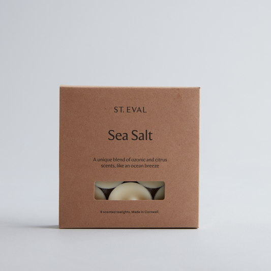 Sea Salt Scented Tealight Candles