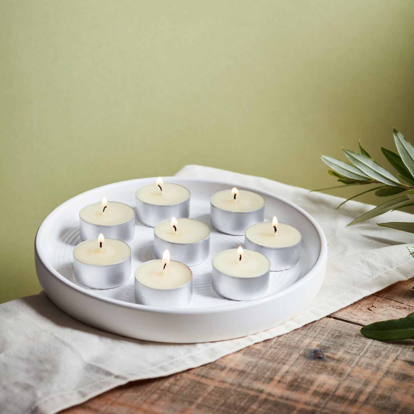 Sea Salt Scented Tealight Candles