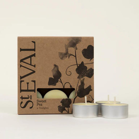 St Eval Sweet Pea Scented Tealight Candles