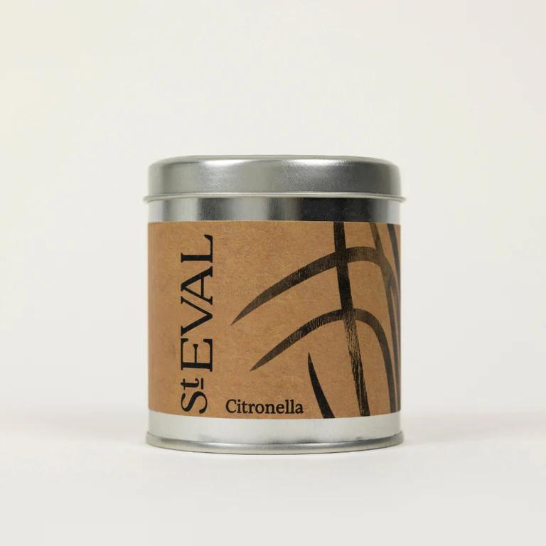 St Eval Citronella Scented Tin Candle