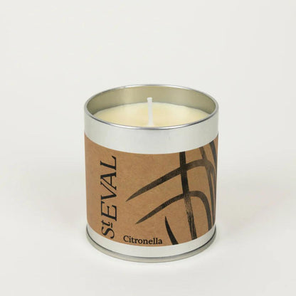 St Eval Citronella Scented Tin Candle