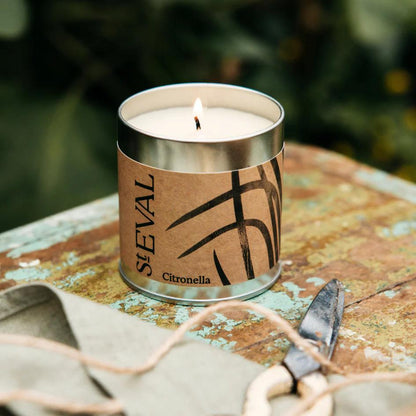 St Eval Citronella Scented Tin Candle