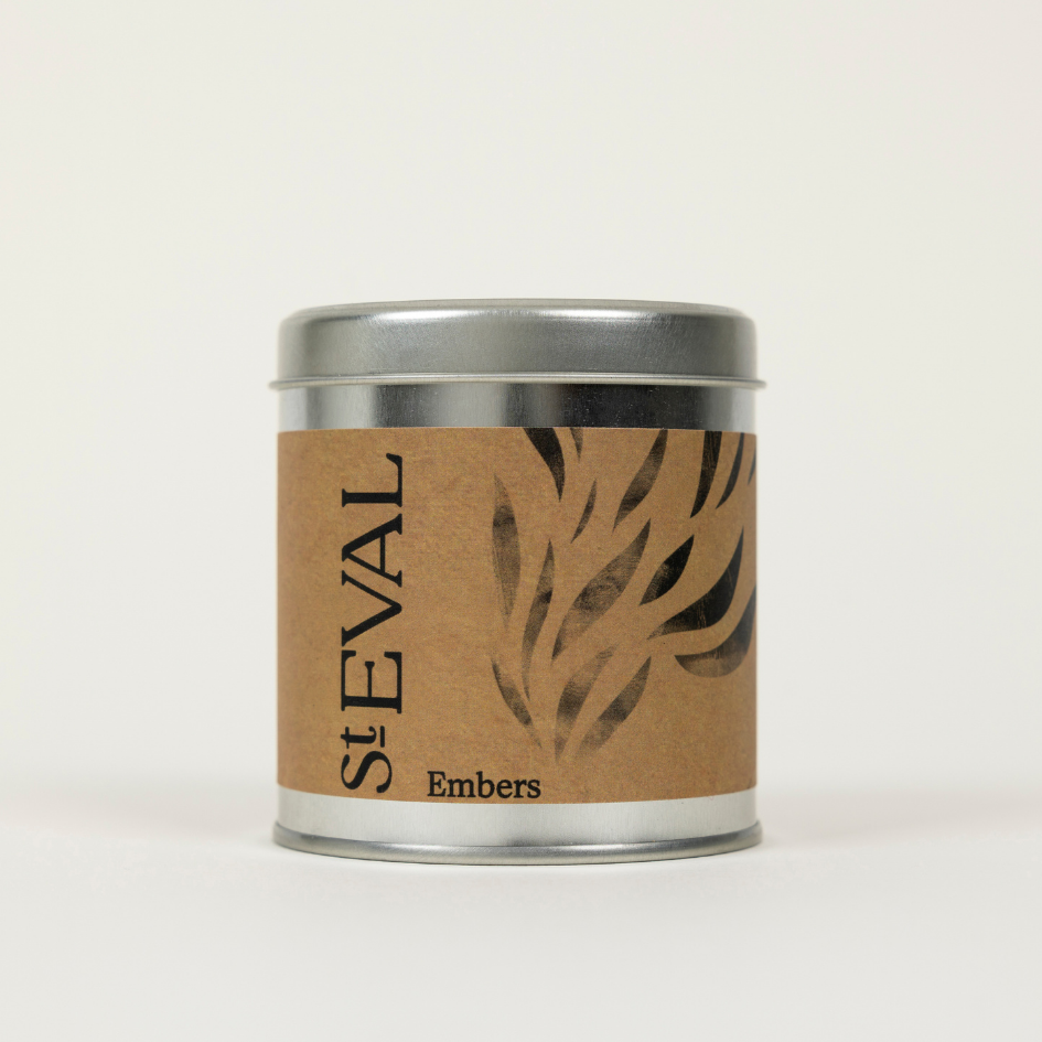 Embers Scented Tin Candle by St Eval Candle co