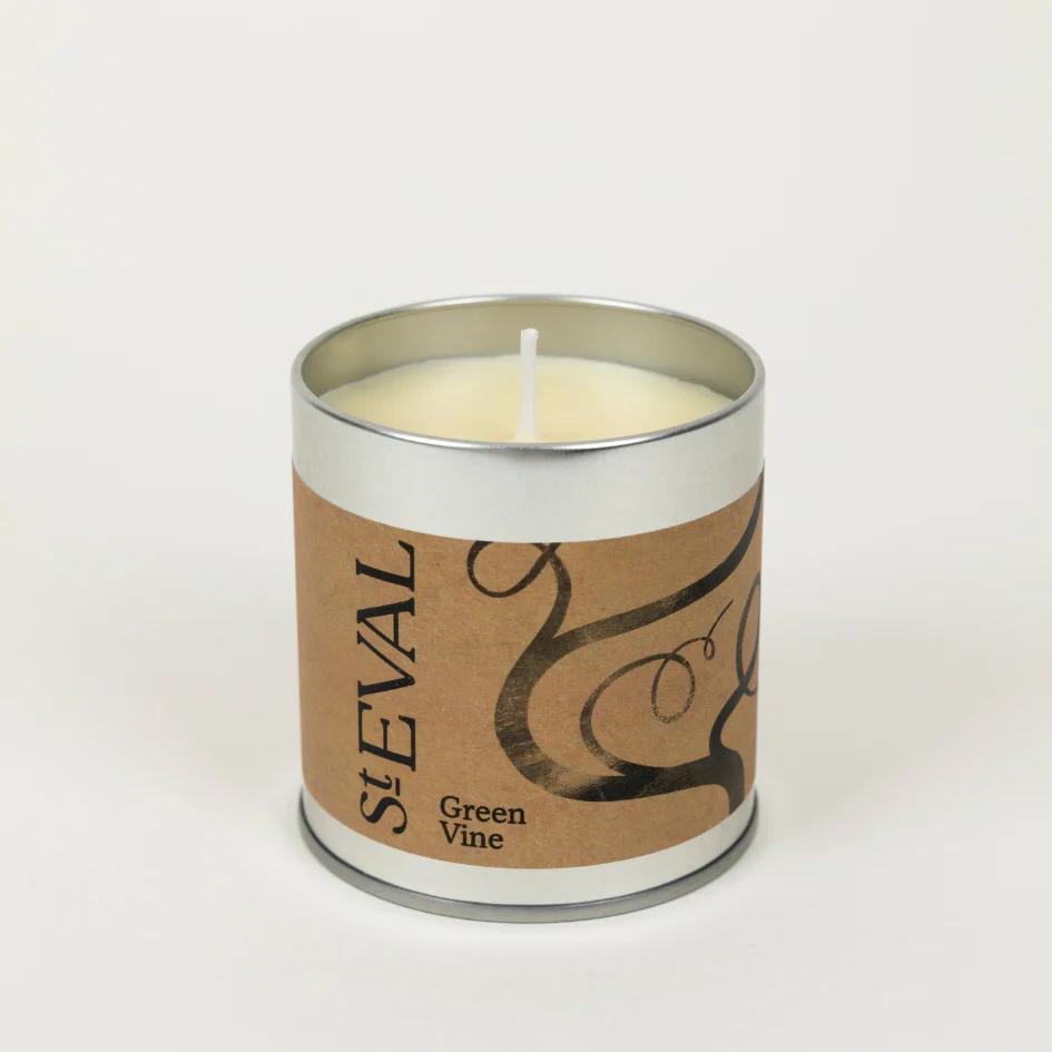 St Eval Green Vine Scented Tin Candle