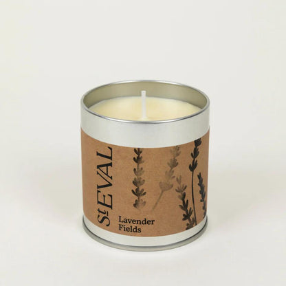 Lavender Fields Scented Tin Candle by St Eval