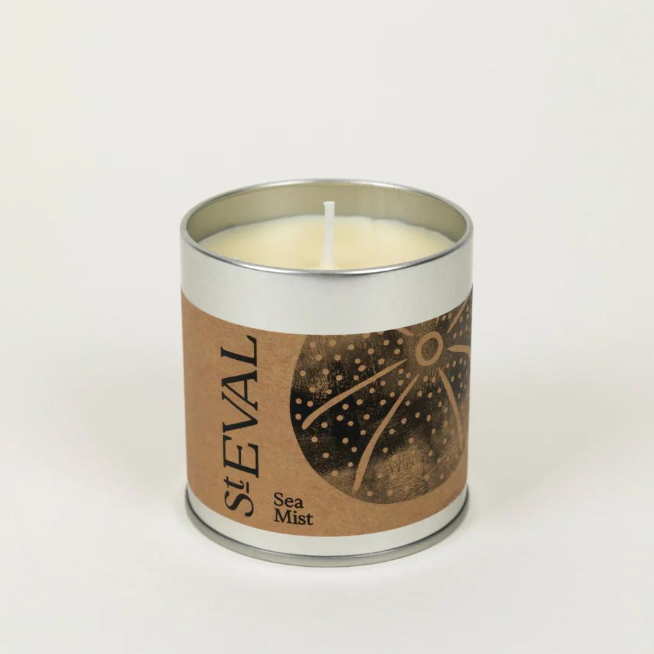 St Eval Sea Mist Scented Tin Candle