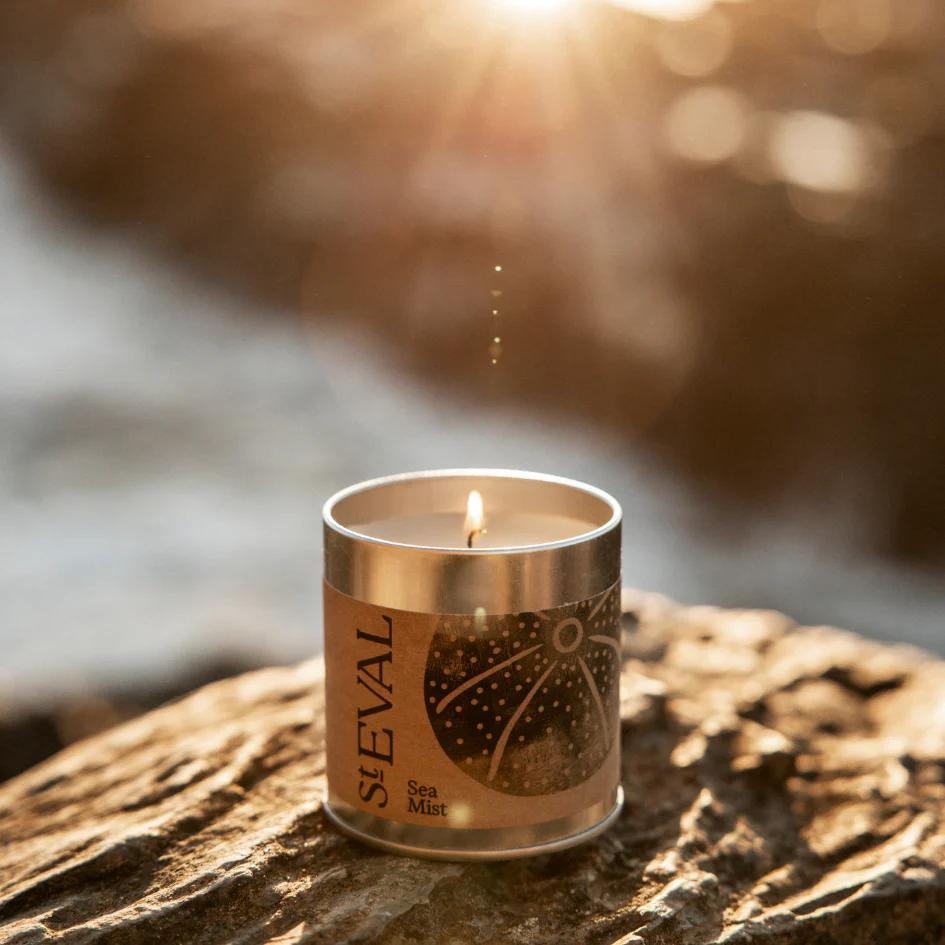 St Eval Sea Mist Scented Tin Candle