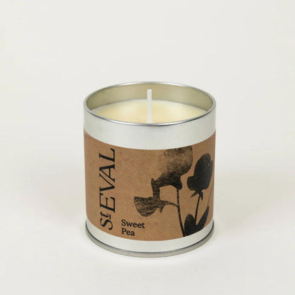 St Eval Sweet Pea Scented Tin Candle