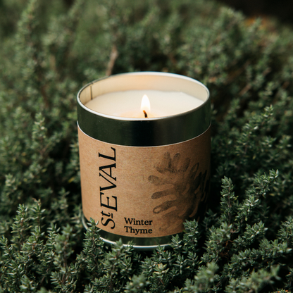 Winter Thyme Scented Candle Tin by St Eval