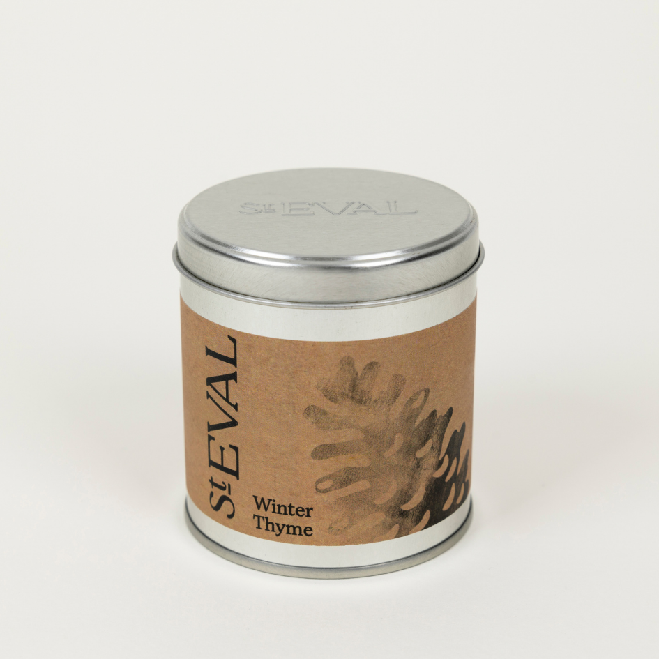 Winter Thyme Scented Candle Tin by St Eval