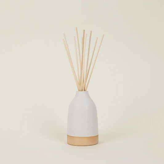 St Eval White Speckle Ceramic Diffuser Bottle