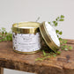 Natural Trust Wildflower Meadows Tin Candle in Matt Gold