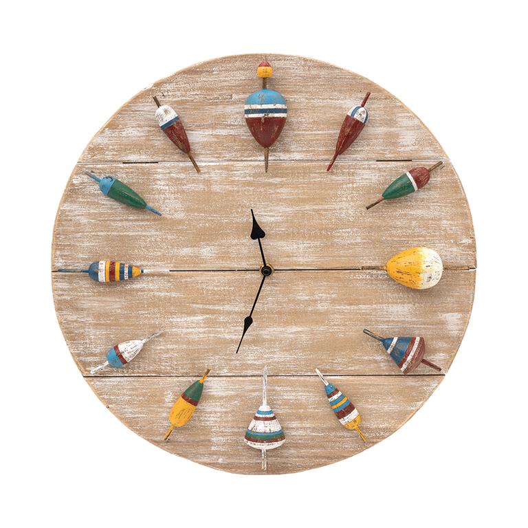 Fishing Floats Wall Clock