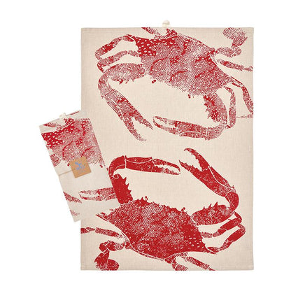 Red Crab Kitchen Towel