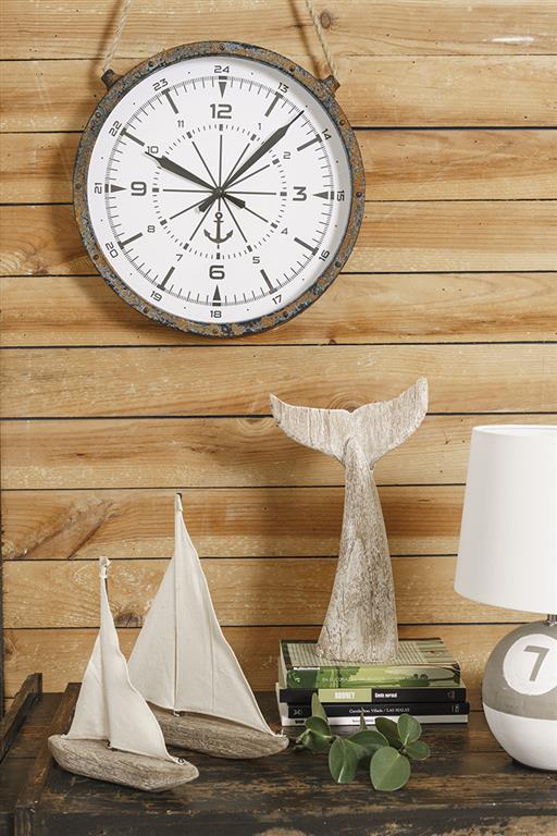 Anchor Hanging Wall Clock