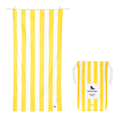 Dock and Bay Boracay Yellow Beach Towel