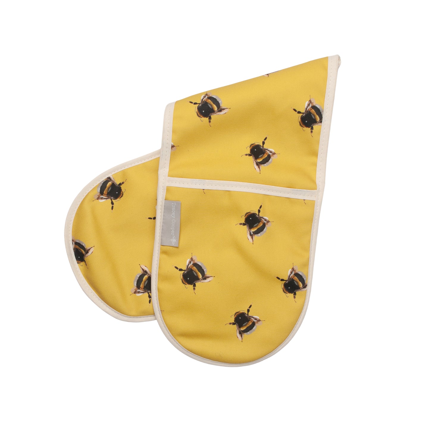 Bee Double Oven Glove by Tracey Cooper