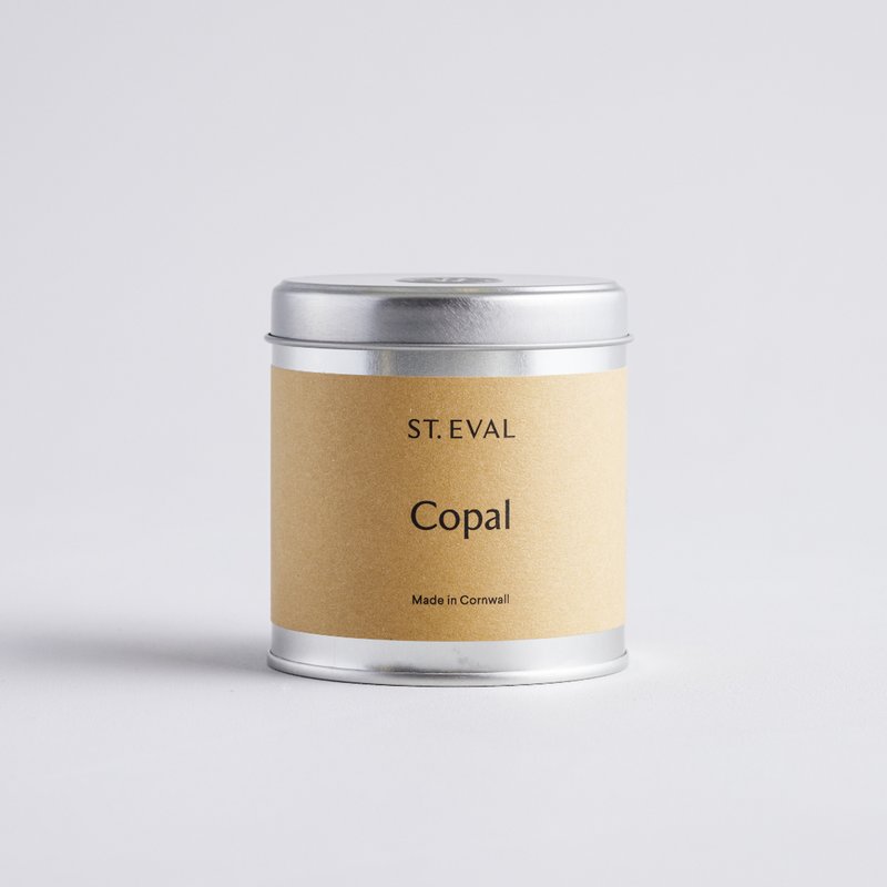 St Eval Copal Scented Tin Candle