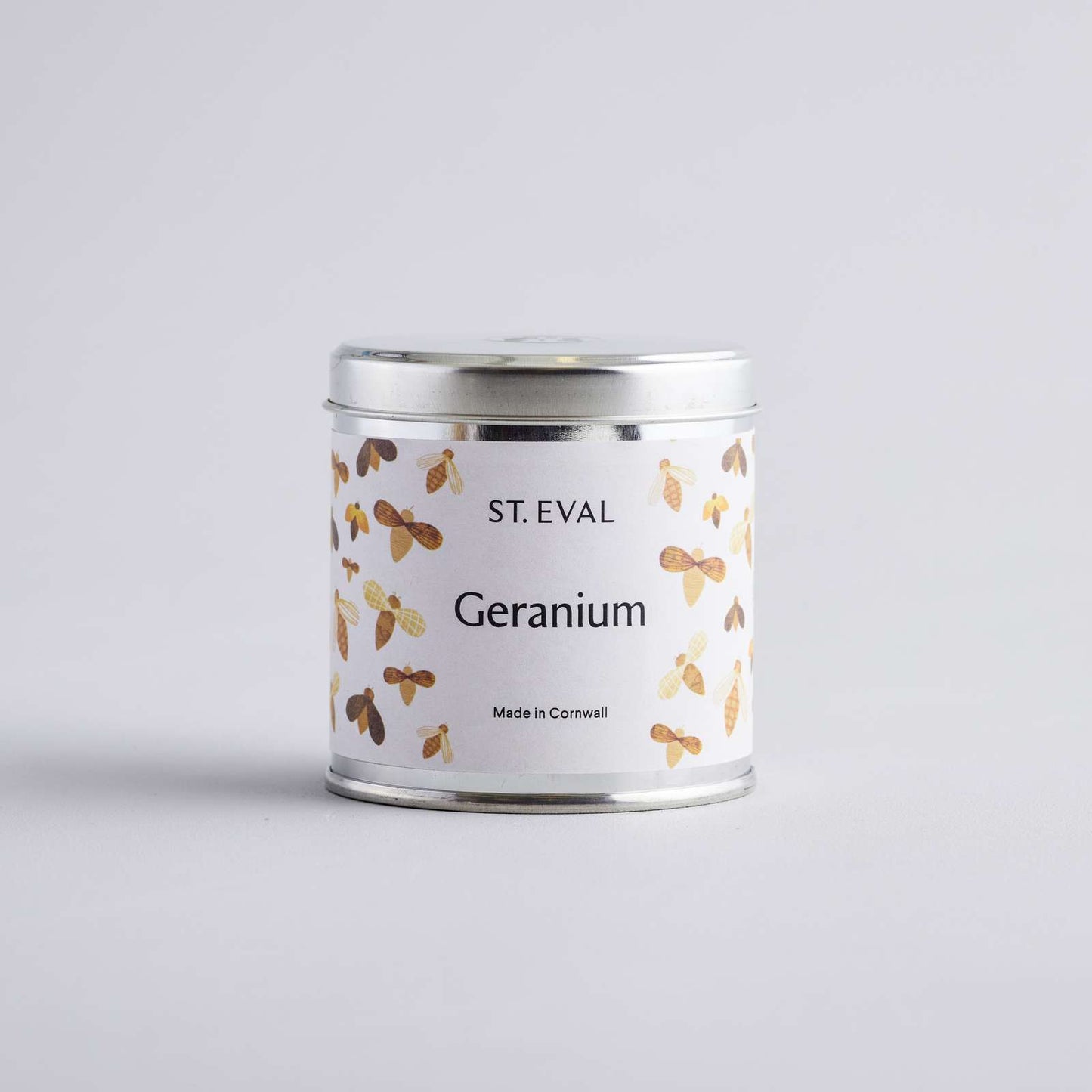 St Eval Geranium Scented Tin Candle