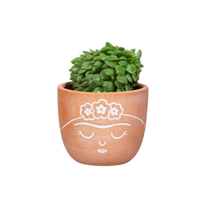 Frida Khalo vase by Sass and Belle