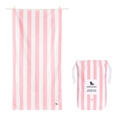 Malibu Pink Dock and Bay Towel