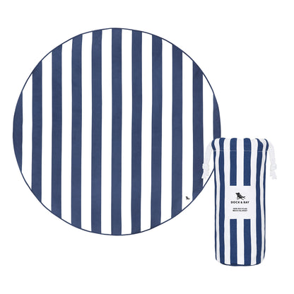 Blue picnic blanket